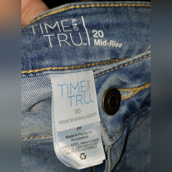 Plus Size 20 Time Tru Denim Jean Shorts stretchy Womens - Picture 3 of 3